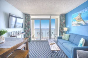 Bright living room in Ocean Village, Gibraltar, maintained by weekly residential cleaning services for explqin Weekly vs Monthly House Cleaning Gibraltar