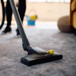 Uniformed, vetted and insured housekeeper from Cleaning RHS using eco-friendly products.